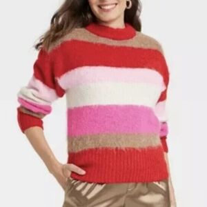 Stripes sweater A NEW DAY -  fuzzy small